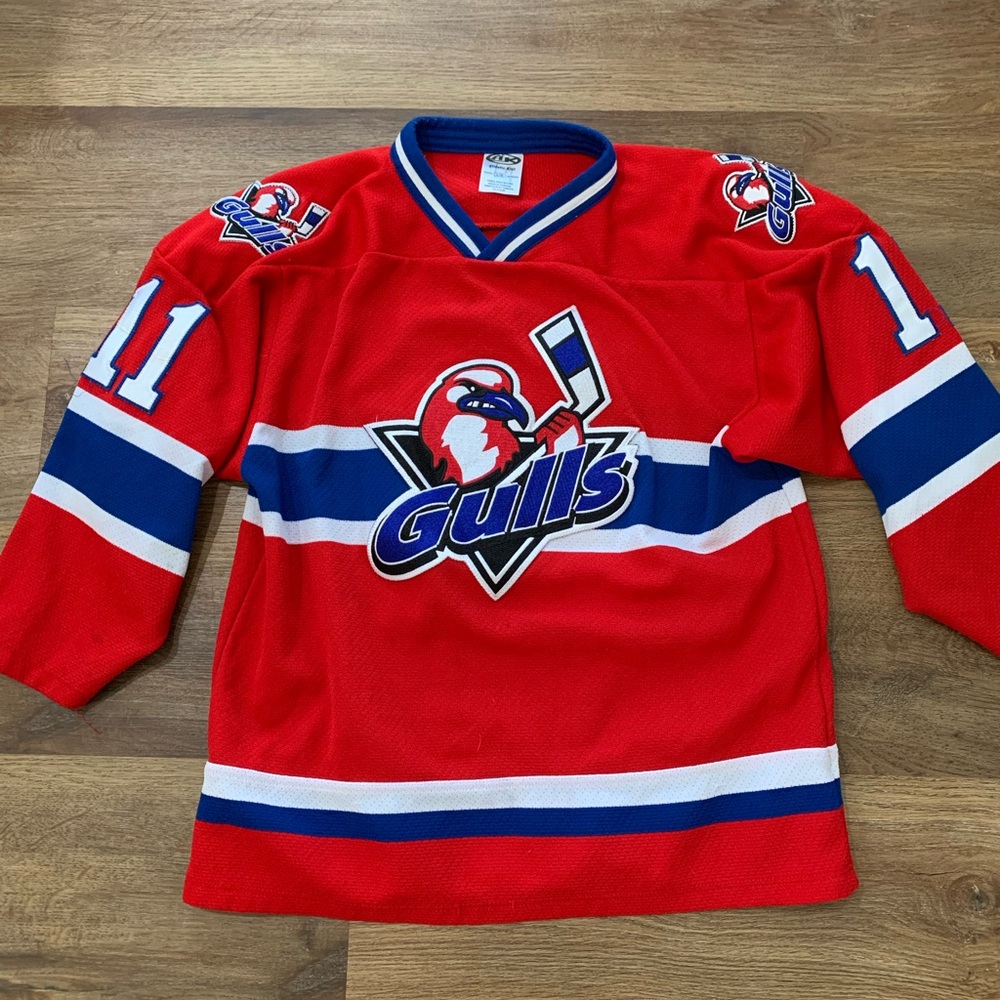 San Diego Gulls Red and Blue Kids Jersey